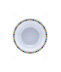 Melamine Bowl 6" - Coloured Circles